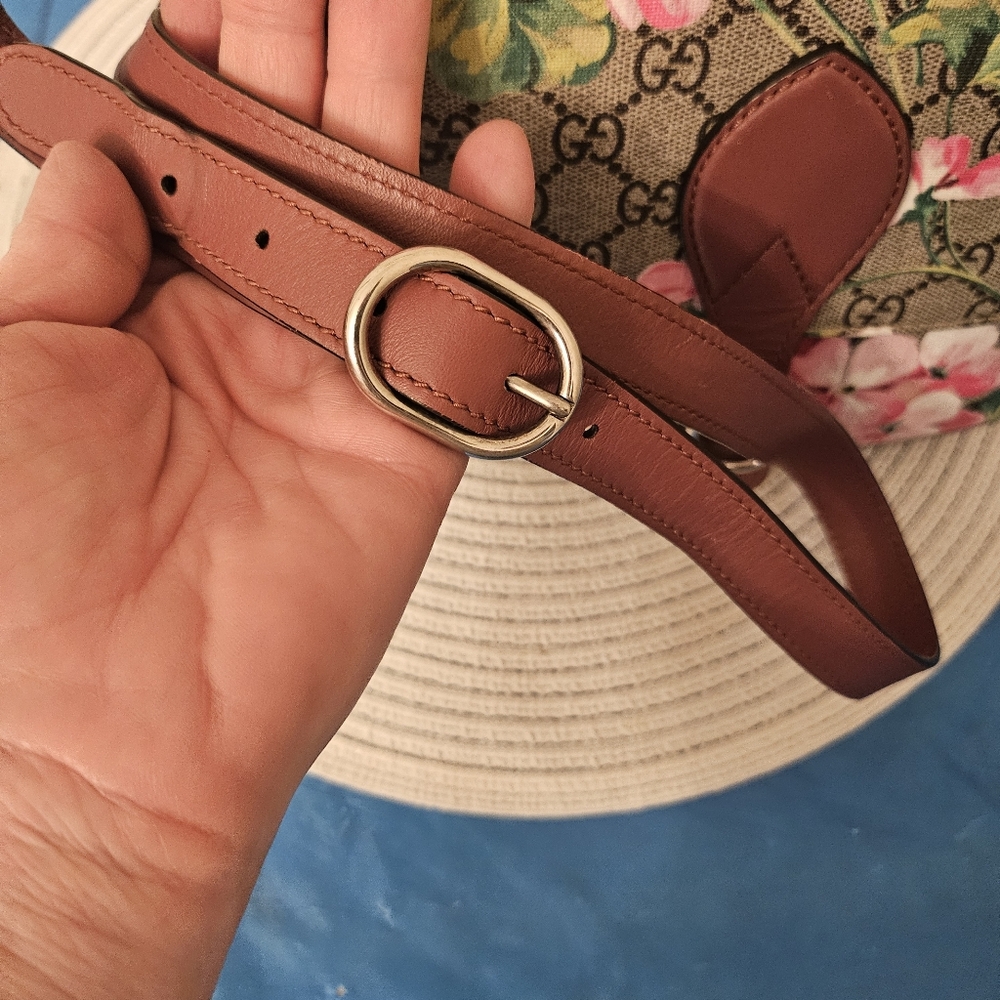 🌸 Gucci GG Blooms Saddle Bag – Rare Style – Authentic 🌸 - Picture 9 of 10